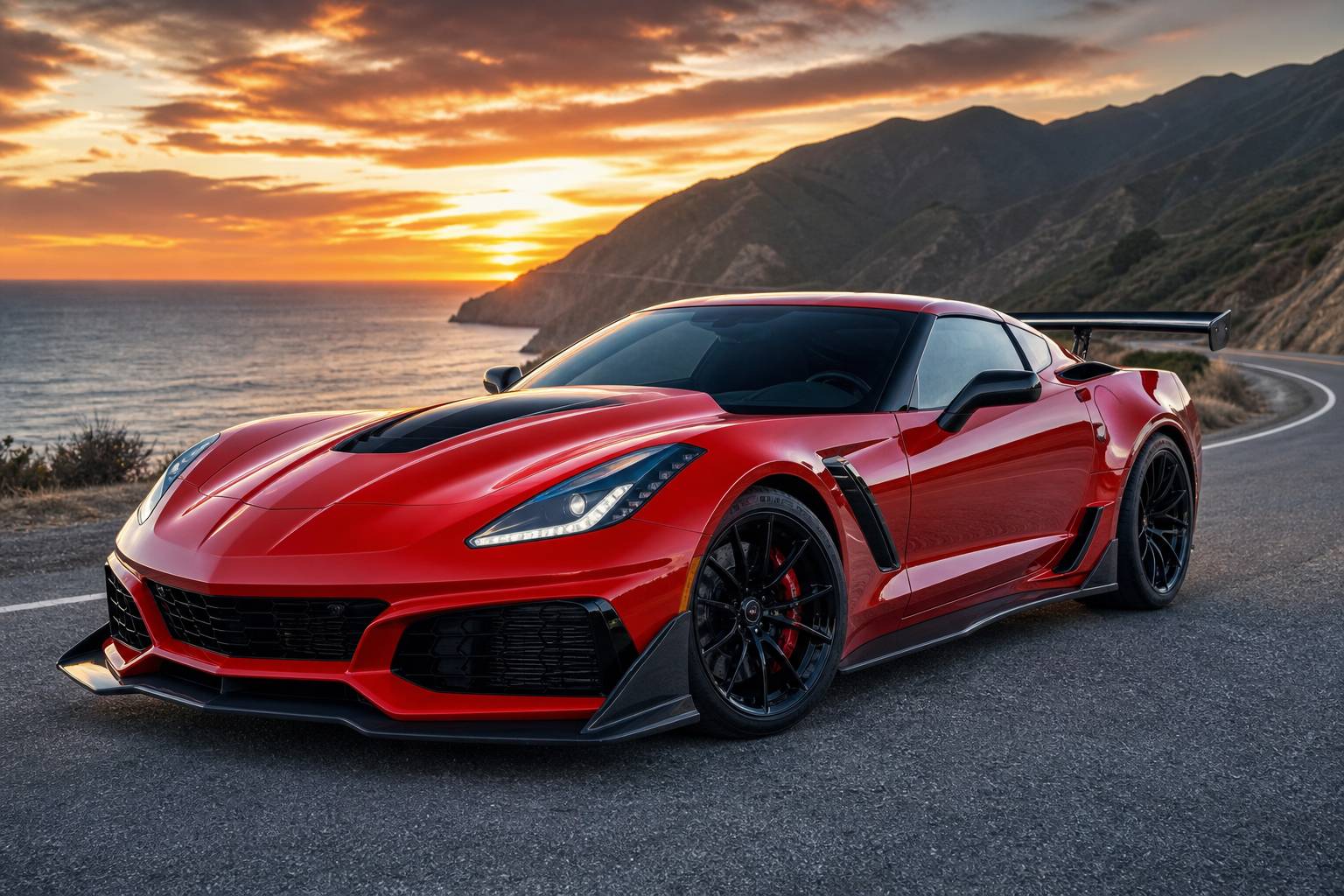 Chevrolet Corvette ZR1 extérieur design sportif
