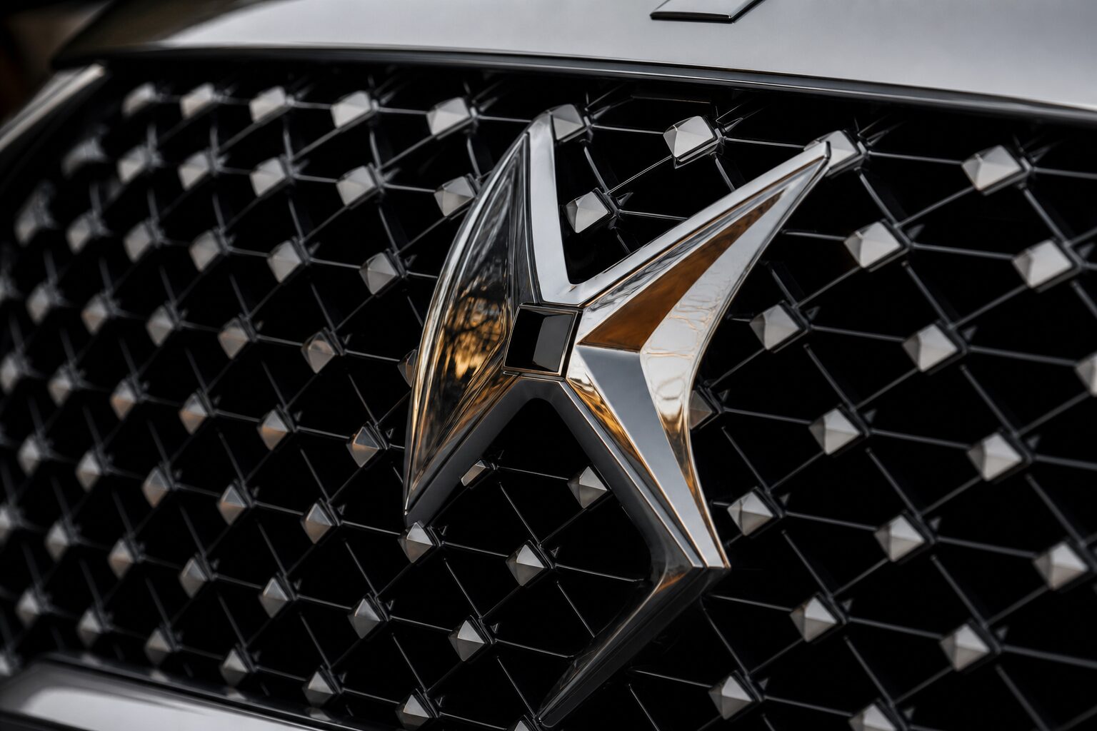 Calandre DS 7 Crossback finition chromée