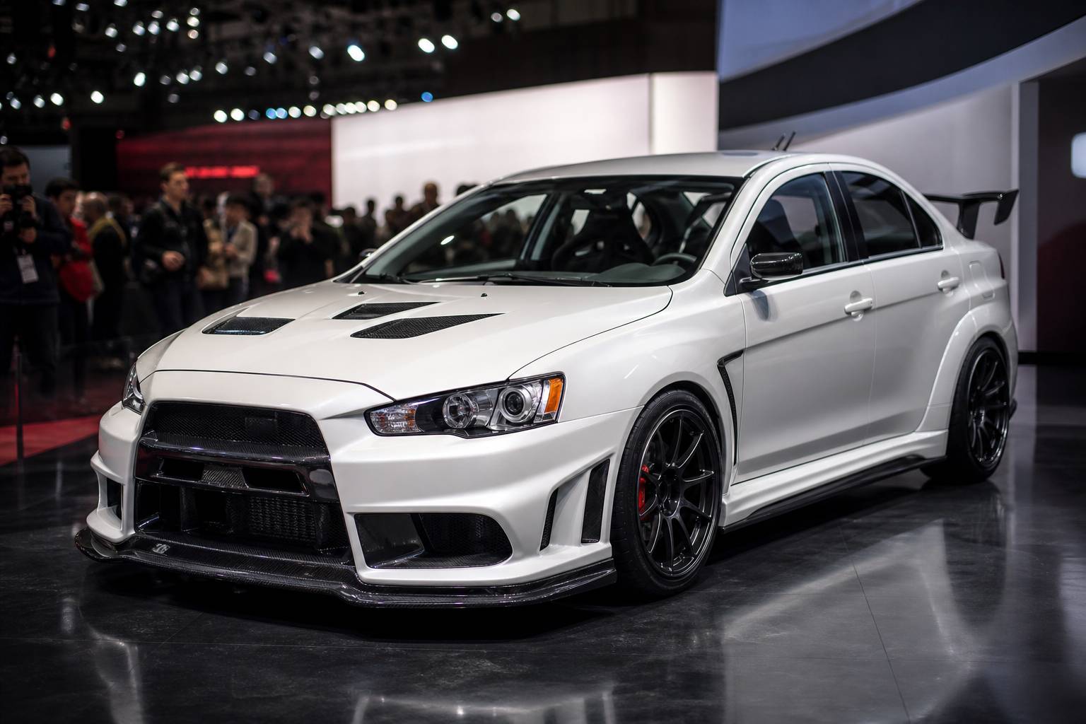 Mitsubishi Evo X Final Concept Tokyo Auto Salon 2015 extérieur