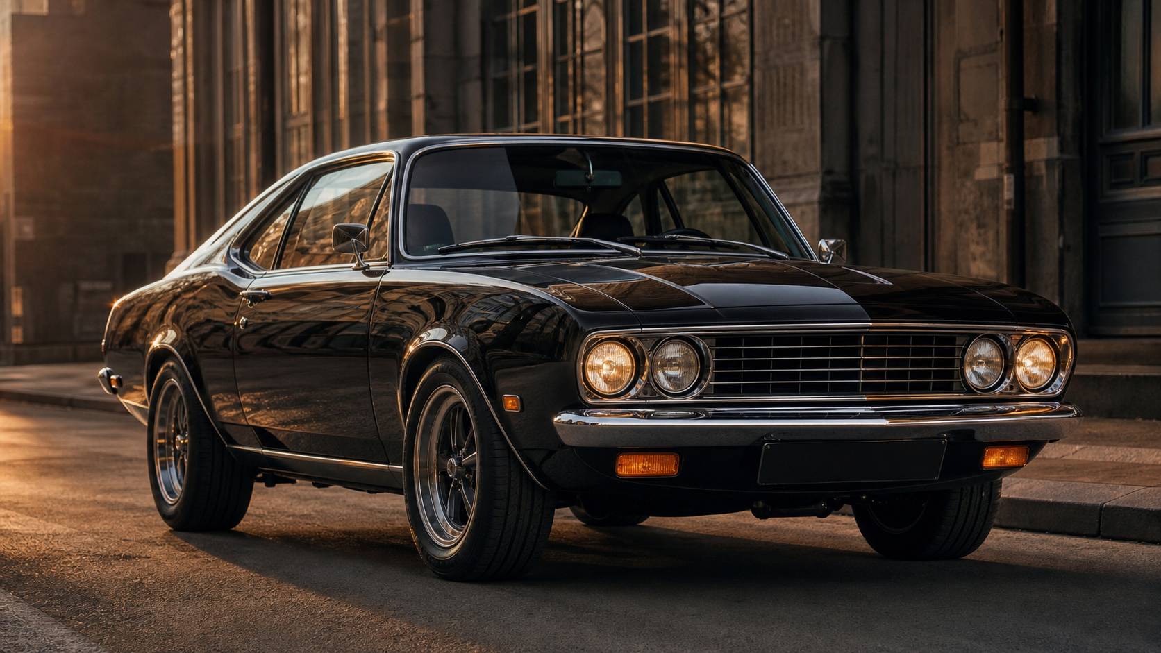 Illustration de Opel Manta (1970 – 1988) : Le coupé compact au style pony-car à partir de