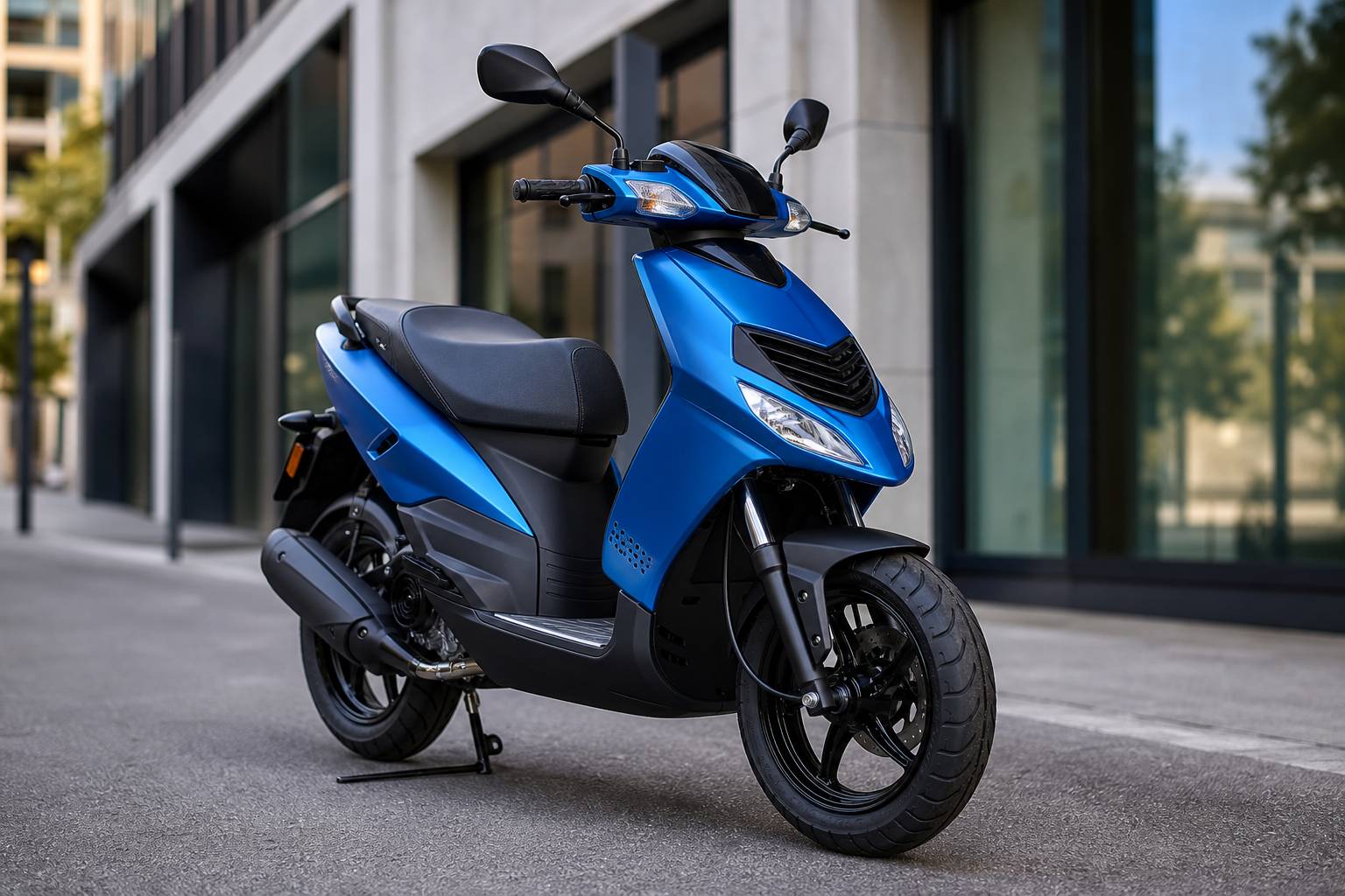 Piaggio Typhoon scooter 50cc test extérieur