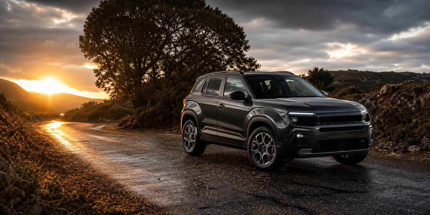 Illustration editoriale sur Test en vidéo du Jeep Avenger 2023 : découvrez les atou