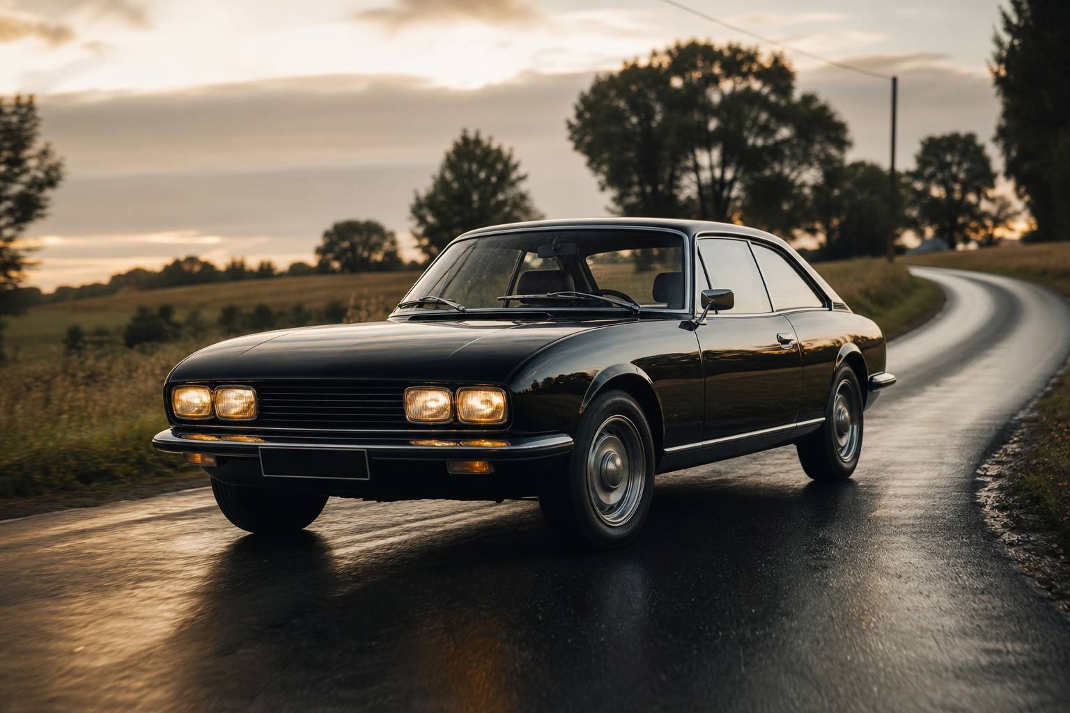 Image d'illustration pour Peugeot 504 Coupé : L’élégance intemporelle sur roues