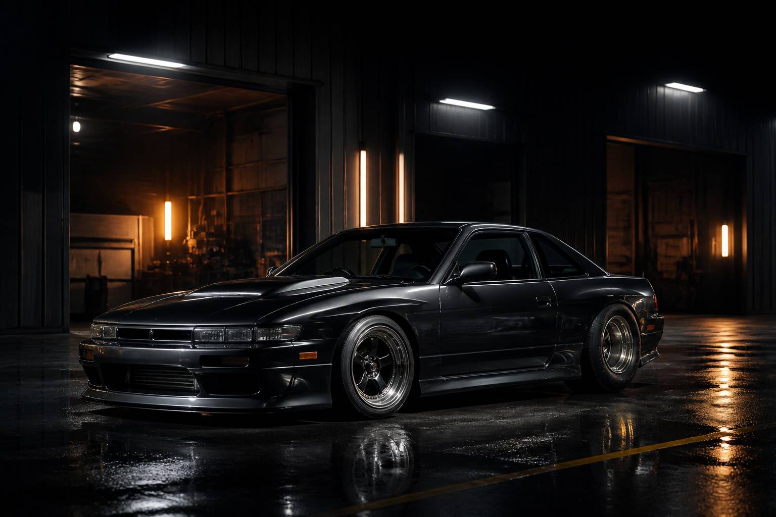 Quand cette Nissan 240SX japonaise rêve de devenir une muscle car américaine