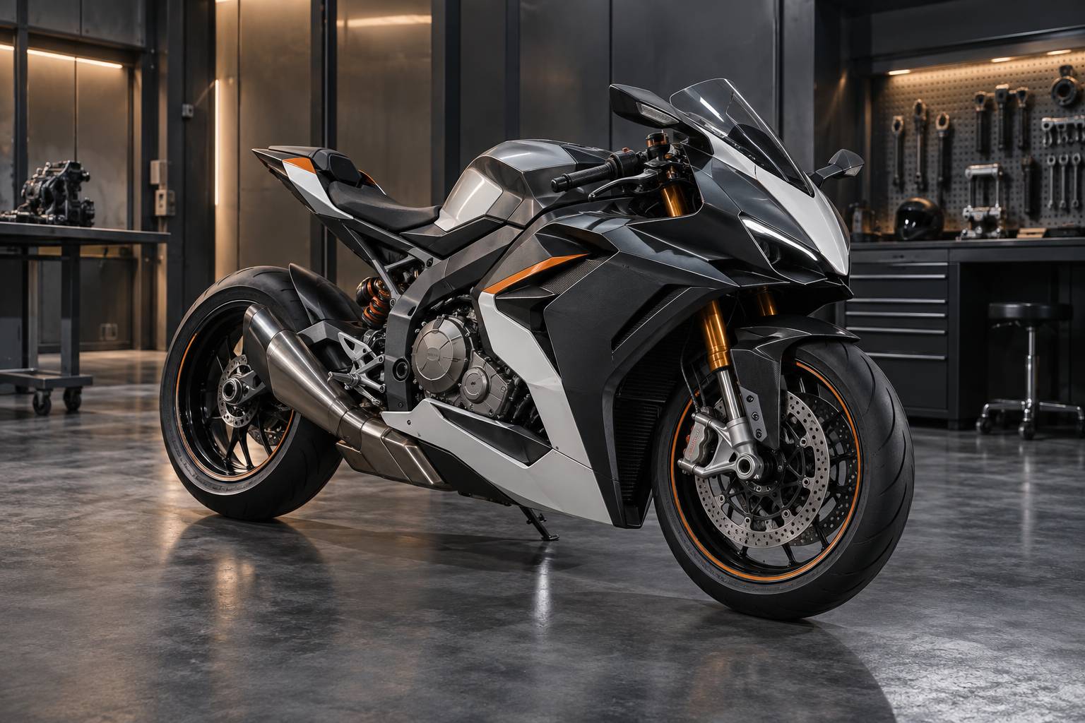 Illustration éditoriale du sujet : 000 € : Découvrez le tarif de lancement de la toute première moto Aston Martin
