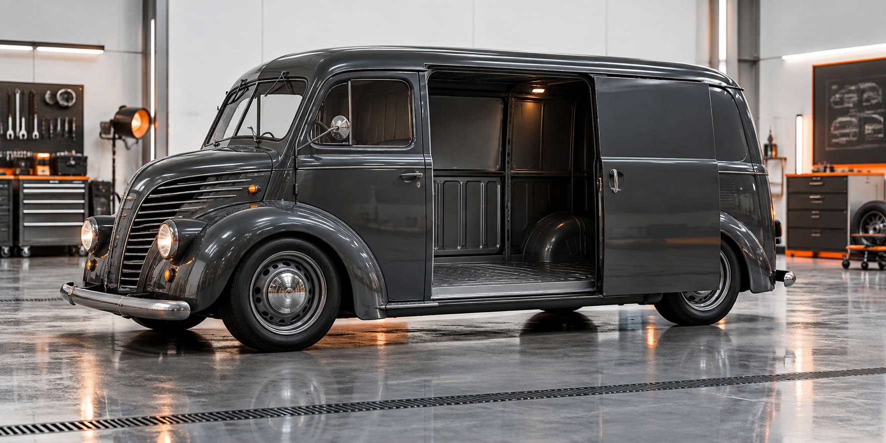 Illustration éditoriale du sujet : Le TUB : le fourgon Citroën innovant qui a marqué son époque mais que l’on a tous oublié