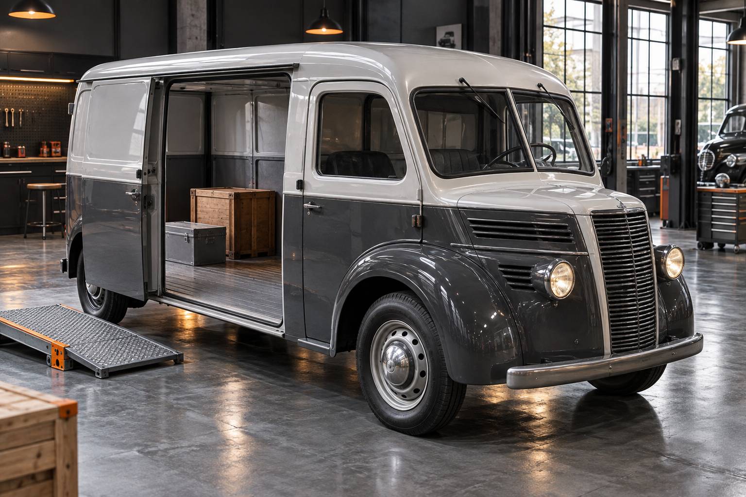 Illustration éditoriale du sujet : Le TUB : le fourgon Citroën innovant qui a marqué son époque mais que l’on a tous oublié