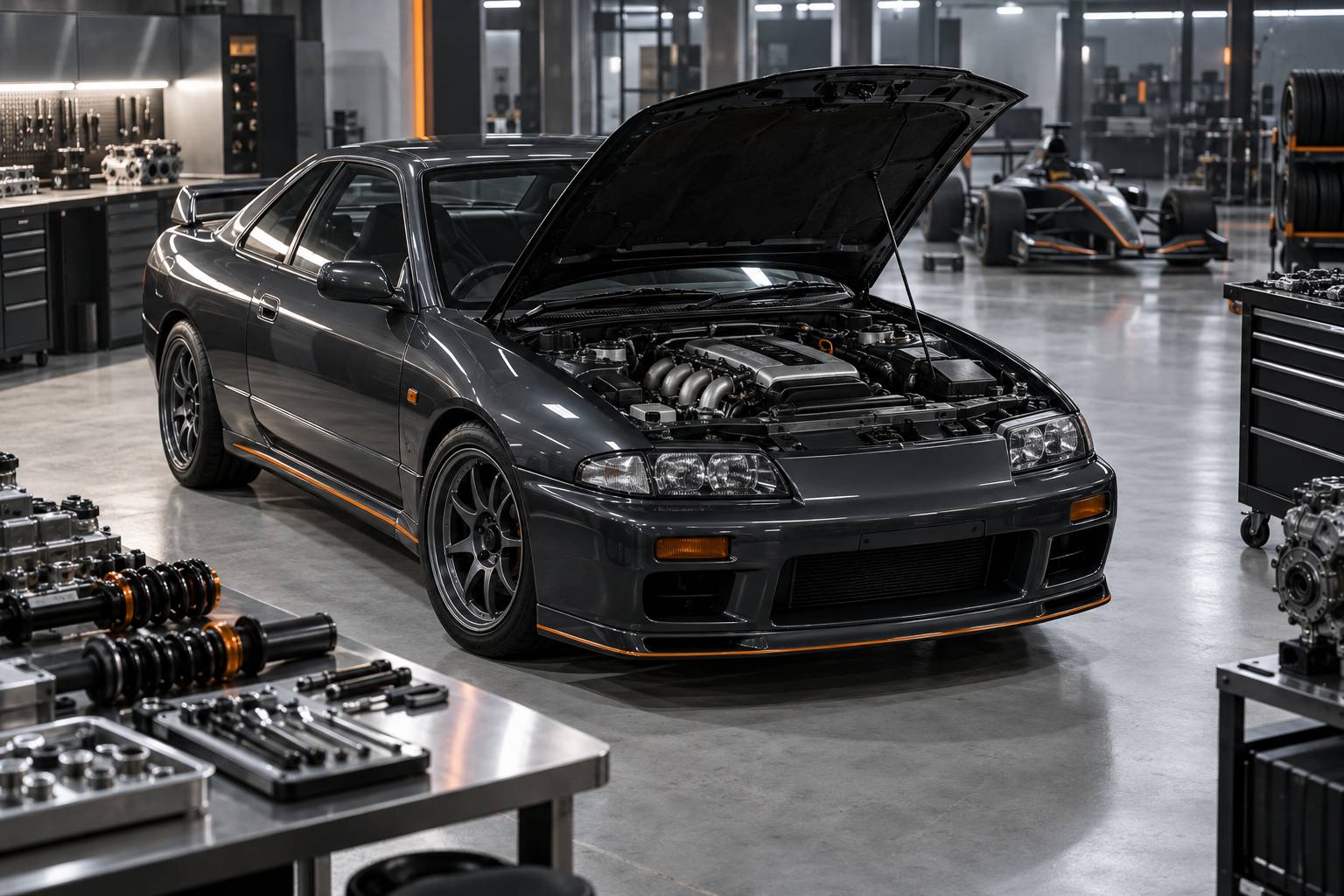 Illustration éditoriale du sujet : Toyota Celica TS : l'essence même de la Formule 1 sur route