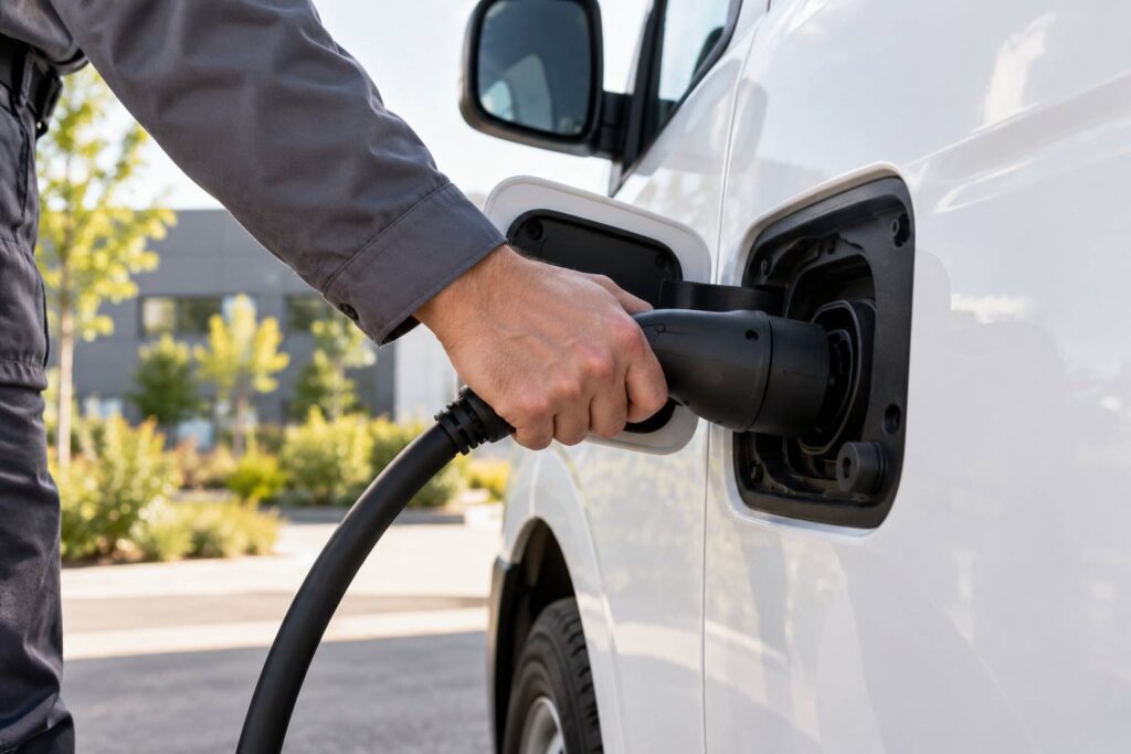 Illustration de détail sur le sujet : Aides à l’achat d’un utilitaire électrique pour une entreprise