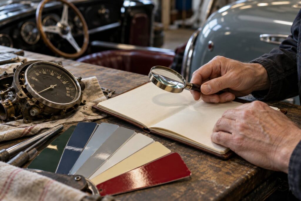 Illustration de détail sur le sujet : Lire une cote de voiture ancienne sans se faire piéger