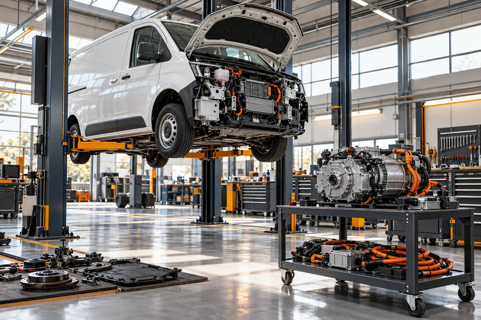 Rétrofit électrique d’un utilitaire : légalité, coût, homologation