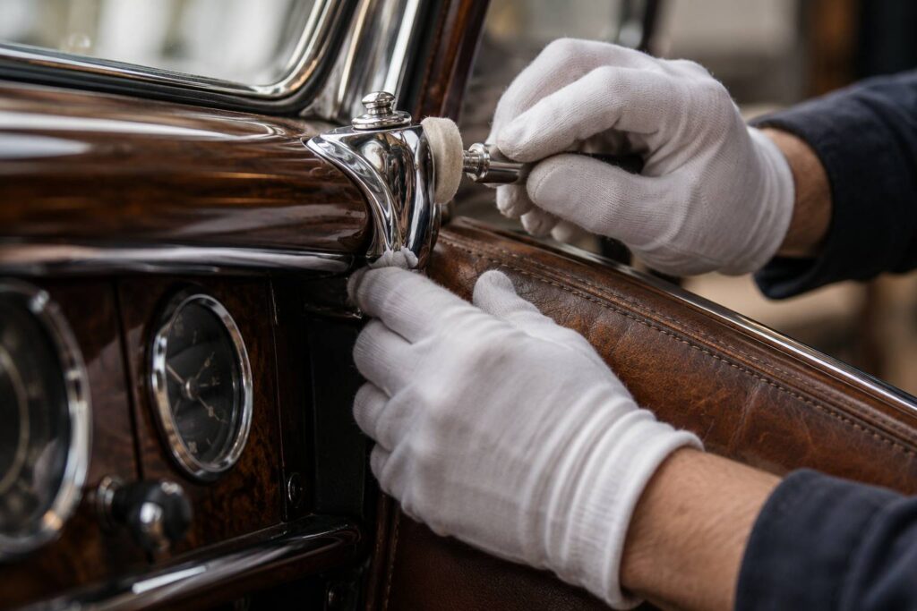 Illustration de détail sur le sujet : Voiture de collection : ce qui fait gagner 30 % de valeur